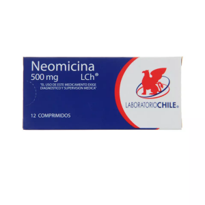 NEOMICINA COM. 500MG X 12 LCH