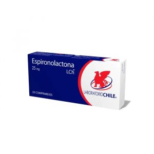 ESPIRONOLACTONA 25 MG X 20 LAB.CHILE