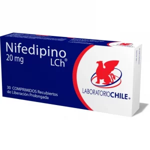 NIFEDIDIPINO 20 MG LP X 30 LCH