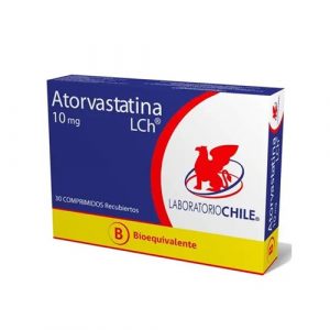 ATORVASTATINA CHILE COMREC.10MG30 (BE)