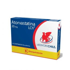 ATORVASTATINA BE.COMREC.20MG30 (BE) CHILE