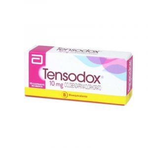 TENSODOX  10MG  10COMP (BE)