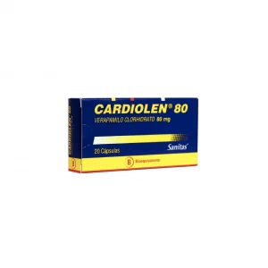 CARDIOLEN 80 MG X 20 VERAPAMILO