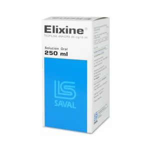 ELIXINE JARABE 80MG/15ML 250 ML TEOFILINA