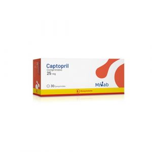 CAPTOPRIL 25 MG 30COM