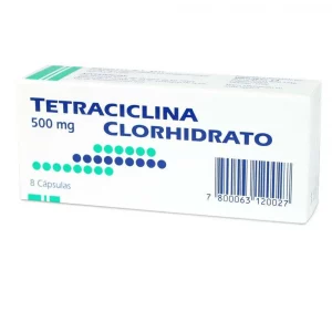 TETRACICLINA 500 MG  8 CAP MILAB