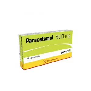 PARACETAMOL 500 MG X 16 COMP OPKO