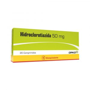 HIDROCLOROTIAZIDA 50 MG X 20 COMP OPKO