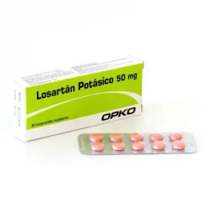 LOSARTAN 50 MG X 30 COMP REC OPKO