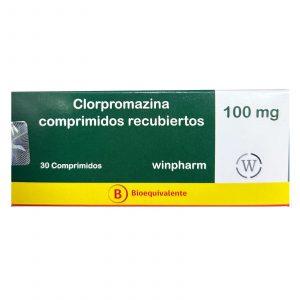 CLORPROMAZINA 100MG X 30COMP (CB)