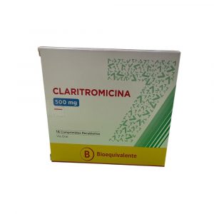 CLARITROMICINA BE 500 MG COM X 14 COMP RECUBIERTOS