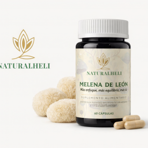 melena de león 300 mg NaturalHelí 60 cápsulas suplemento cognitivo
